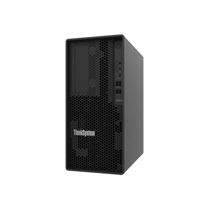 Lenovo ThinkSystem ST50 V2 7D8J Server Tower 5U Xeon E-2324G 4.6 GHz RAM 16GB HDD 2x1 TB UHD Graphics P750 Gigabit Ethernet no OS