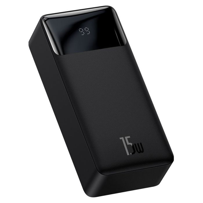 Baseus Bipow powerbank 30000mAh 2x USB / USB Type C / micro USB 15W Quick Charge AFC FCP black (PPDML-K01)