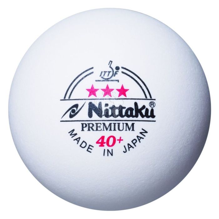 Bilaro Nittaku Premium 40+*** balti DO550851-3