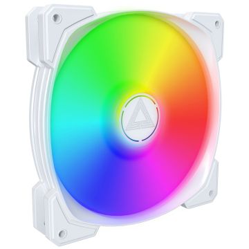 Montech HP140 PWM ARGB Fan - 140mm, White (HP140 ARGB PWM (W))