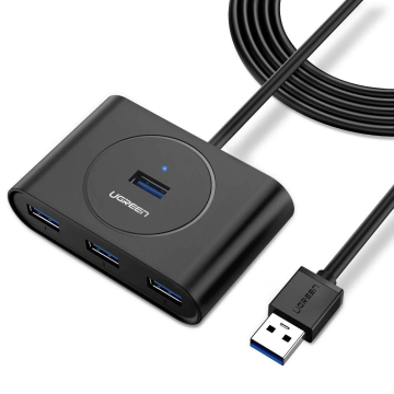 Ugreen 4-in-1 USB 3.0 Data Hub 0.5m (20290)
