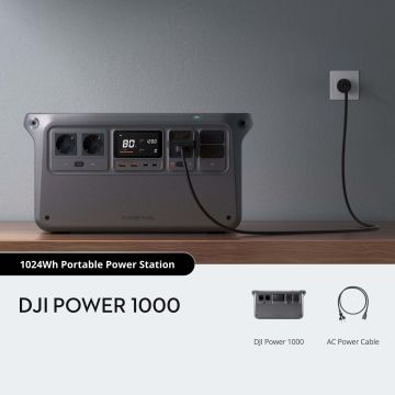 DJI Power 1000 & 120W Solar Panel × 1