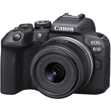 Canon EOS R10 Kit RF-S 18-45mm F/4.5-6.3 IS STM with Adapter EF-EOS-R