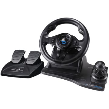 Subsonic Superdrive GS550 - Racing Steering Wheel for PlayStation, Xbox and PC