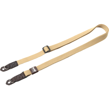 Artisan & Artist ACAM-100A Slim & Soft Cloth Camera strap - Leica M/mirrorless (with Ring) Beige