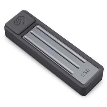 Seagate Ultra Compact SSD, USB-C 3.1 - 2TB, Dark Grey (STMX2000400)