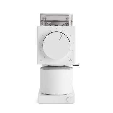 Fellow Ode Gen 2 Automatic Coffee Grinder, White, 31 Grinding Levels