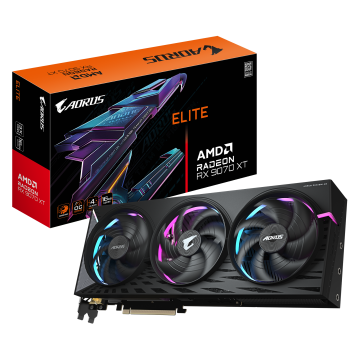 Gigabyte AORUS Radeon RX 9070 XT ELITE 16G (GV-R9070XTAORUS E-16GD)