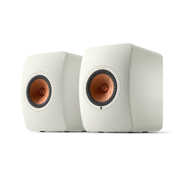 KEF LS50 Wireless II Bookshelf Speakers White (Pair / Set of 2)