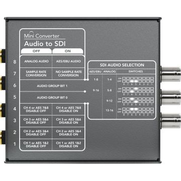 Blackmagic Design Mini Converter Audio to SDI 2 (CONVMCAUDS2)
