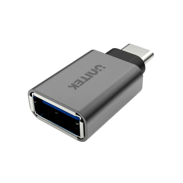 Unitek Y-A025CGY adapter USB Type-C USB Type-A Metallic