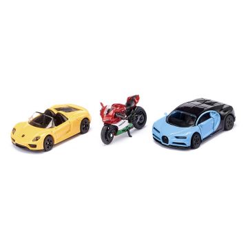 Siku Sports cars and motorbike (6313)