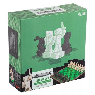 Minecraft - Chess Set Overworld Heroes vs. Hostile Mobs
