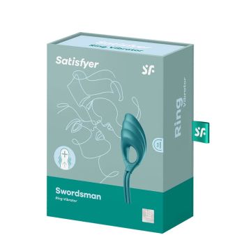 Satisfyer Swordsman Vibrating Ring Green
