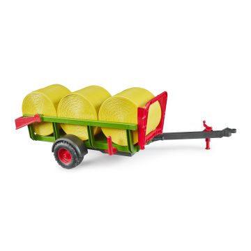 Bruder Round bale collector with 3 round bales (02204)