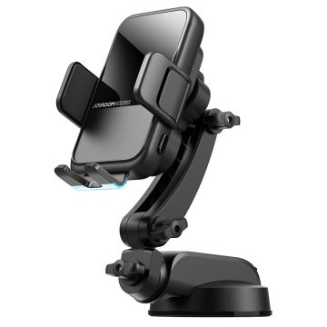 Joyroom automatic car holder induction charger 15W Qi for windshield cockpit board black (JR-ZS298 dash)