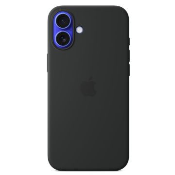 Apple iPhone 16 Plus Silicone Case with MagSafe Black MYY93