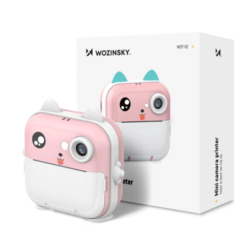 Wozinsky WDT-01 Thermal Printer Camera for Kids Pink