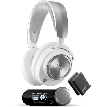 SteelSeries Arctis Nova Pro X wireless headset (white) + GameDAC Xbox/PC