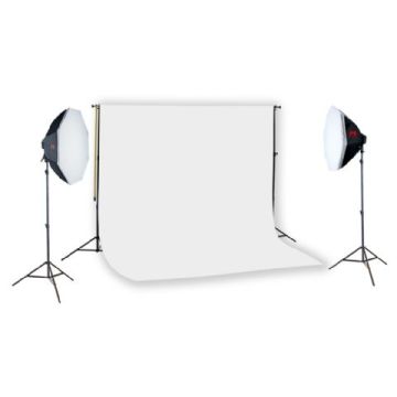 Falcon Eyes Background System incl. Light 18x28W
