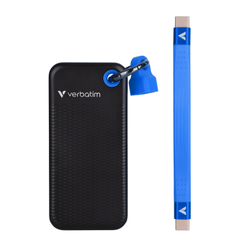 Verbatim Pocket SSD USB 3.2 Gen 2 1 TB Black/Blue