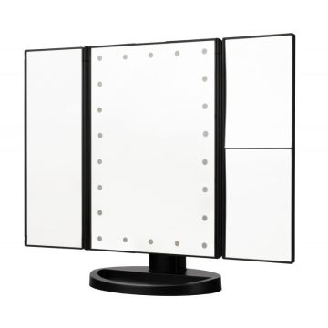 Humanas HS-ML04 Makeup Mirror With LED Backlight Black