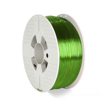 Verbatim PET‑G Filament 3D Printer 2.85 mm 1 Kg green transparent