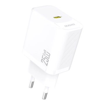 Dudao A27 25W GaN USB-C Wall Charger White