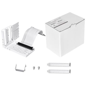 Lian Li VG4-4-V2W Vertical GPU Kit - white (VG4-4-V2W)