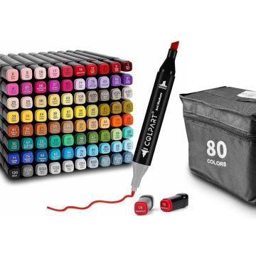 Markers 80 colors LXUM7-80B