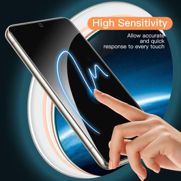 JETech Screen Protector for Samsung Galaxy S23 5G 6.1 Inch, Tempered Glass Screen Protector, Fingerprint ID Compatible, HD Clear, Pack of 3