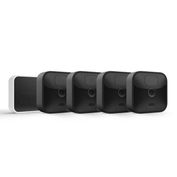 Blink Outdoor | Wireless, weather-resistant HD security camera with two-year battery life, motion detection | 4-Camera System