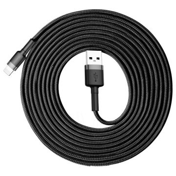 Baseus Cafule USB Lightning Cable 2A 3m Black+Gray (CALKLF-RG1)