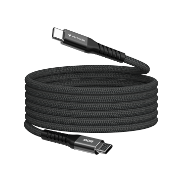 Verbatim Sync & Charge USB‑C to USB‑C 60 W Magnetic Cable 120 cm Black