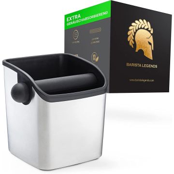 Barista Legends Knock Container for Filter Holder Metal Square