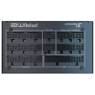 Seasonic Prime PX-2200 Power Supply, 80 PLUS Platinum, Fully Modular, ATX 3.1, PCIe 5.1 - 2,200 Watts (PRIME-PX-2200-ATX30)