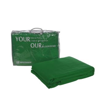Bresser Y-9 Background Cloth 2,5 x 3m Chromakey Green