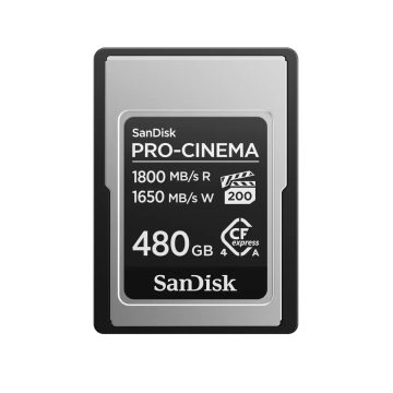 SanDisk CFexpress 480GB Type A PRO-CINEMA Memory Card (SDCFEA-480G-GN4NN)