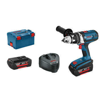 Bosch GSR 36 VE-2-LI, 2x2.0Ah L-Boxx (06019C0101)