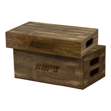 Kupo KAB-048BST Brown Stained Apple Box Set