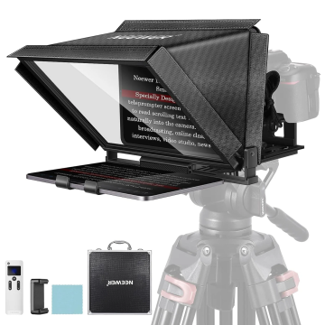 Neewer X12 14" Teleprompter with Remote Control and Carry Case