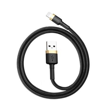Baseus Cafule USB Lightning Cable 2.4A 1m Gold+Black (CALKLF-BV1)