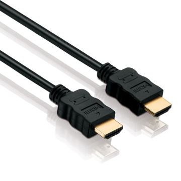 PureLink connection cable HDMI plug plug FULL HD BASIC 5.0m black (118872)