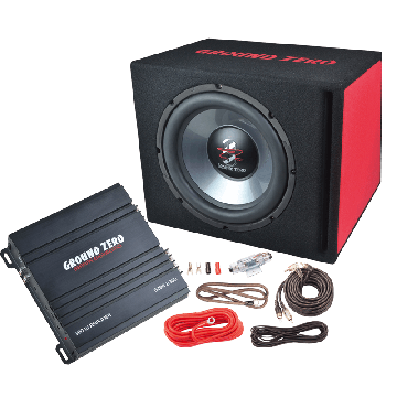Ground Zero GZ BASS KIT 12.300 incl. Cable