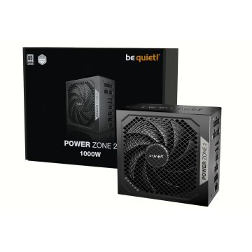 be quiet! Power Zone 2 80 PLUS Platinum Power Supply, Fully Modular, ATX 3.1, PCIe 5.1 - 1,000 watts, Black (BP008EU)