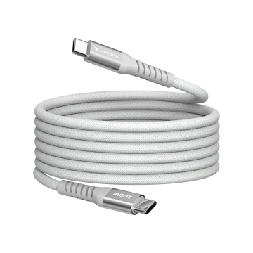 Verbatim Sync & Charge USB‑C to USB‑C 100 W Magnetic Cable – 120 cm Gray