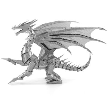 Metal Earth ICONX - Silver Dragon