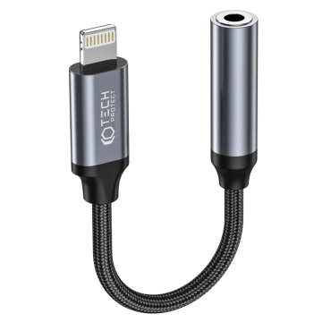 Tech-Protect UltraBoost Lightning 3.5mm Mini Jack Adapter (9490713929599)