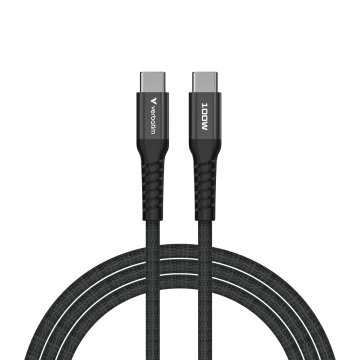 Verbatim Sync & Charge USB‑C to USB‑C 100 W Magnetic Cable – 120 cm Black