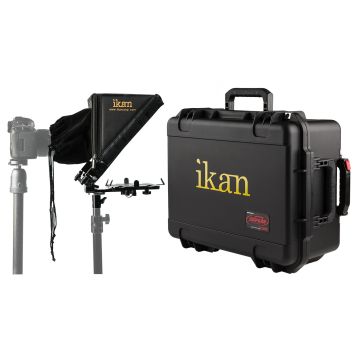 Ikan Tablet Teleprompter for Light Stands Travel Kit (PT-ELITE-LS-TK)